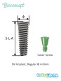 Bioconcept BV Implant Regular Φ4.0mm Compatible Osstem & Hiossen