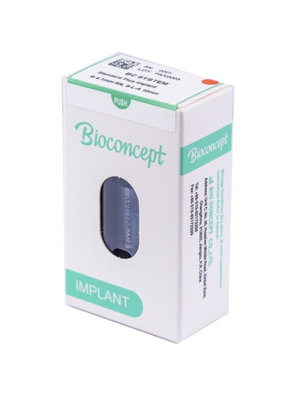 Bioconcept BC T-L Tapered Effect Implant RN Φ4.1mm Compatible Straumann