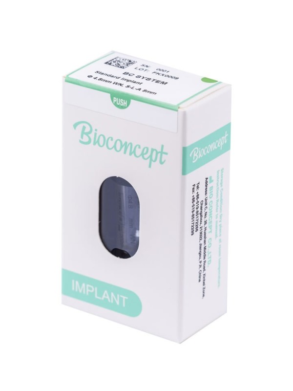 Bioconcept BC T-L Standard Implant WN Φ4.8mm Compatible Straumann