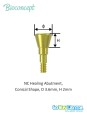 Bioconcept BC Bone Level (Tapered) NC Healing Abutment Compatible Straumann