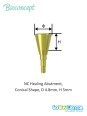 Bioconcept BC Bone Level (Tapered) NC Healing Abutment Compatible Straumann