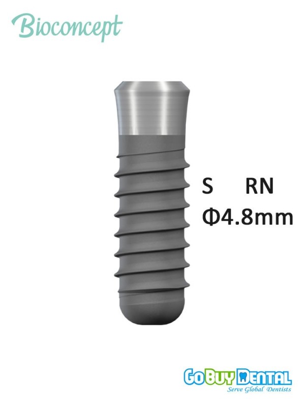 Bioconcept BC T-L Standard Implant RN Φ4.8mm Compatible Straumann