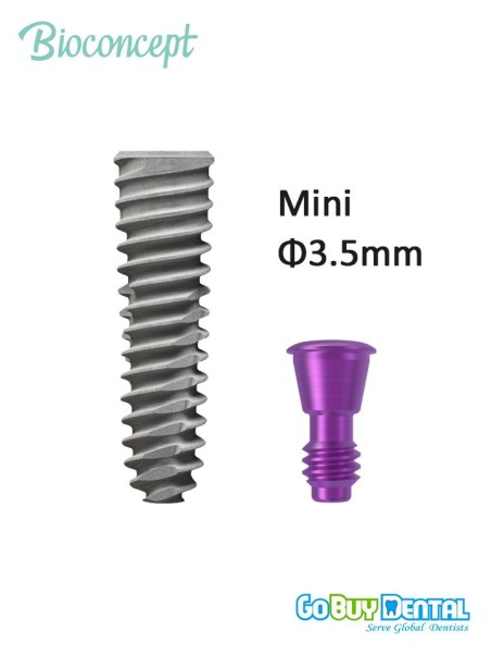 Bioconcept BV Implant Mini Φ3.5mm Compatible Osstem & Hiossen