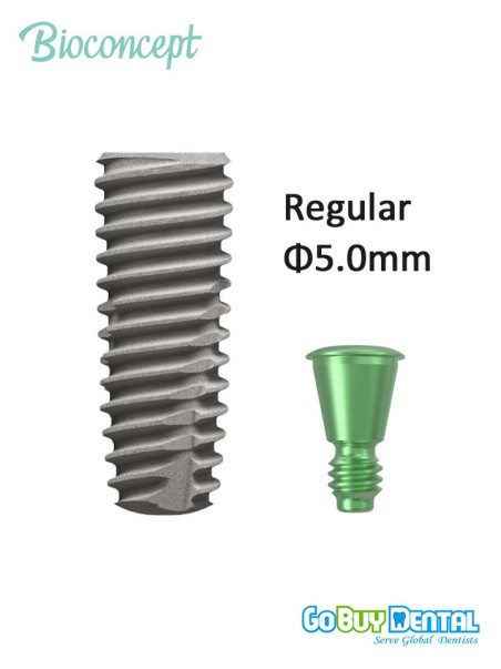 Bioconcept BV Implant Regular Φ5.0mm Compatible Osstem & Hiossen