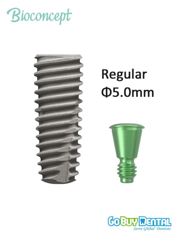 Bioconcept BV Implant Regular Φ5.0mm Compatible Osstem & Hiossen