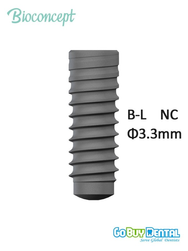 Bioconcept BC Bone Level Implant NC Φ3.3mm Compatible Straumann
