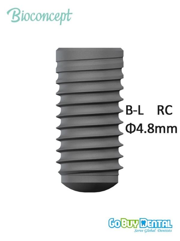 Bioconcept BC Bone Level Implant RC Φ4.8mm Compatible Straumann