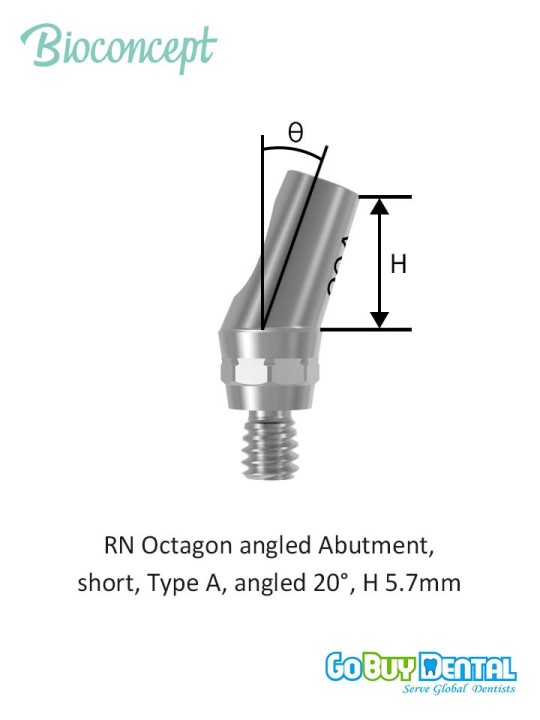 Bioconcept BC Tissue Level Prothestic Abutment Compatible Straumann