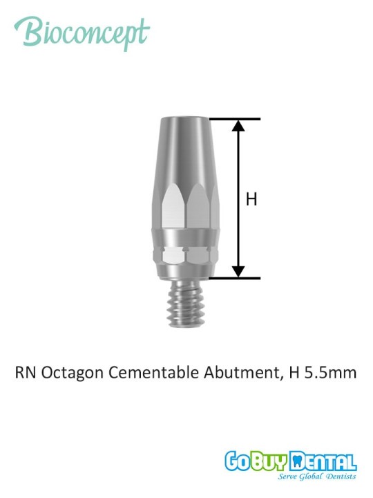 Bioconcept BC Tissue Level Prothestic Abutment Compatible Straumann