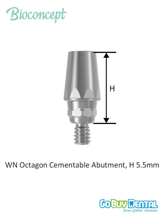 Bioconcept BC Tissue Level Prothestic Abutment Compatible Straumann