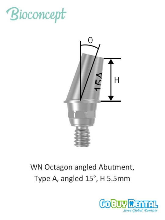 Bioconcept BC Tissue Level Prothestic Abutment Compatible Straumann