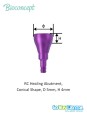 Bioconcept BC Bone Level (Tapered) RC Healing Abutment Compatible Straumann