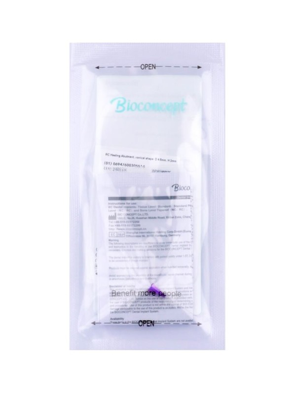 Bioconcept BC Bone Level (Tapered) RC Healing Abutment Compatible Straumann