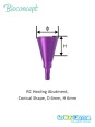 Bioconcept BC Bone Level (Tapered) RC Healing Abutment Compatible Straumann