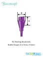 Bioconcept BC Bone Level (Tapered) RC Healing Abutment Compatible Straumann