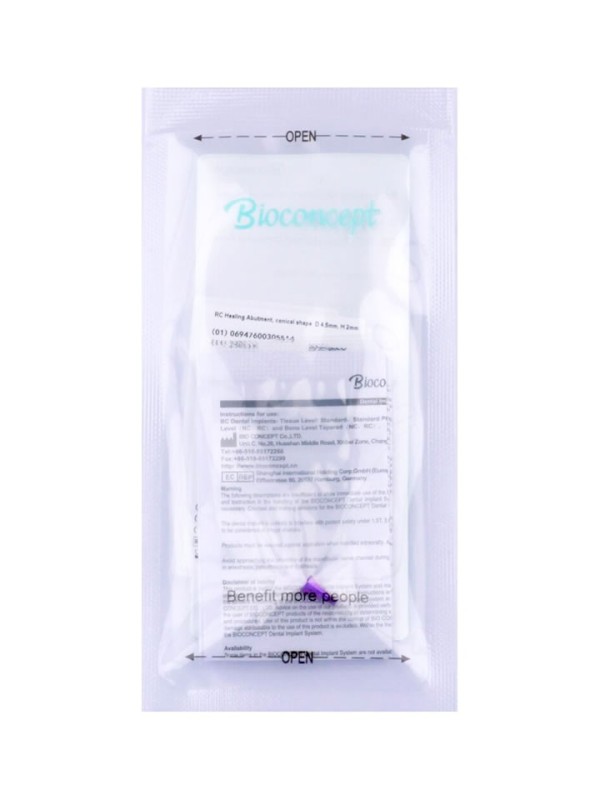 Bioconcept BC Bone Level (Tapered) Closure Screw Compatible Straumann