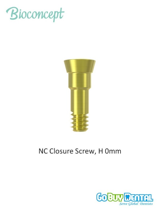 Bioconcept BC Bone Level (Tapered) Closure Screw Compatible Straumann