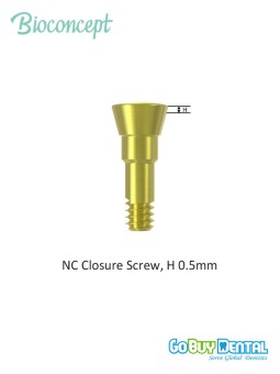 Bioconcept BC Bone Level (Tapered) Closure Screw Compatible Straumann