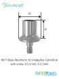 Bioconcept BC Tibase Abutment for Tissue Level Compatible Straumann