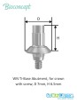 Bioconcept BC Tibase Abutment for Tissue Level Compatible Straumann