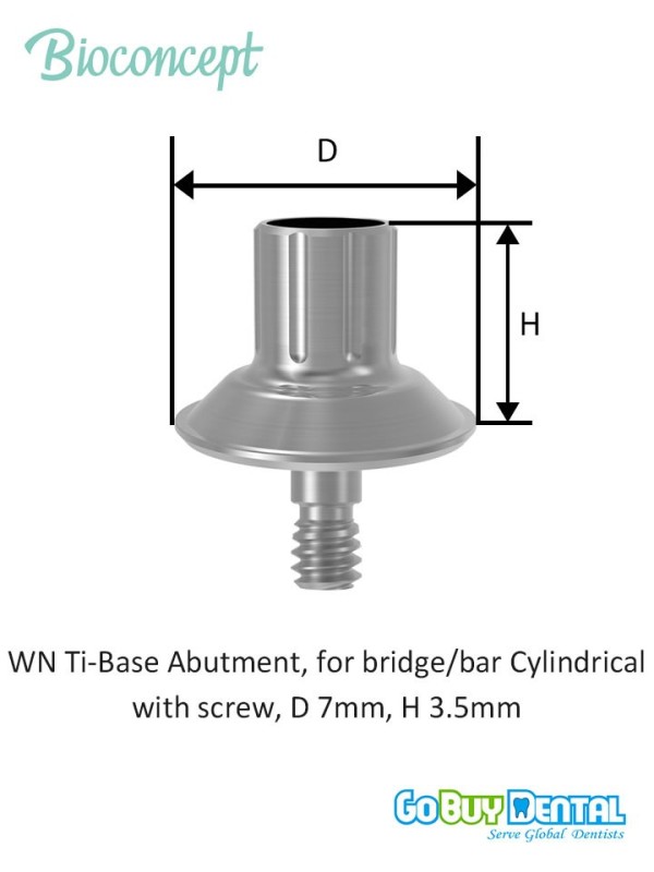 Bioconcept BC Tibase Abutment for Tissue Level Compatible Straumann