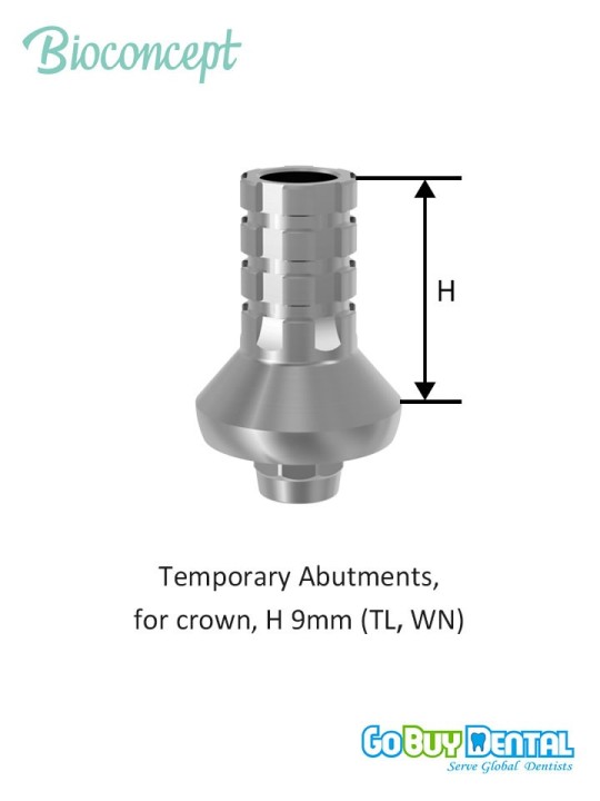 Bioconcept BC Tissue Level Temporary Abutment Compatible Straumann