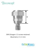 Straumann Compatible Standard Implants Ф 4.1 mm- L 16mm (Regular Neck Ф 4.8 mm) 