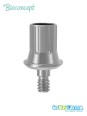 Bioconcept BC Bone Level Tibase Abutment for Bridge/Bar Cylindrical Coping for MUA