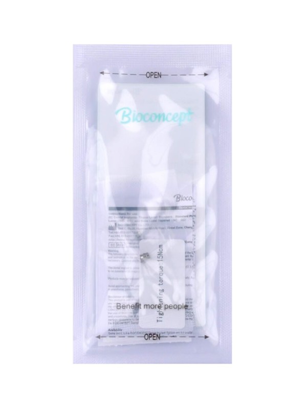 Bioconcept BC Bone Level Tibase Abutment for Bridge/Bar Cylindrical Coping for MUA