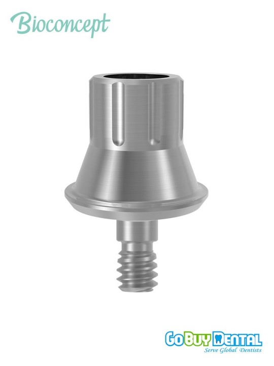 Bioconcept BC Bone Level Tibase Abutment for Bridge/Bar Cylindrical Coping for MUA