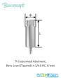 Bioconcept BC Bone Level CAD/CAM Abutment Compatible Straumann