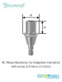 Bioconcept BC Bone Level Tibase Abutment for Bridge/Bar