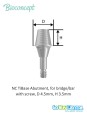 Bioconcept BC Bone Level Tibase Abutment for Bridge/Bar