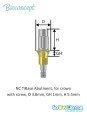 Bioconcept BC Bone Level Tibase Abutment for Crown Compatible Straumann