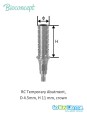 Bioconcept BC Bone Level Temporary Abutment Compatible Straumann