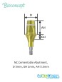 Bioconcept BC Bone Level Cementable Abutment Compatible Straumann