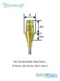 Bioconcept BC Bone Level Cementable Abutment Compatible Straumann