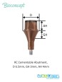 Bioconcept BC Bone Level Cementable Abutment Compatible Straumann