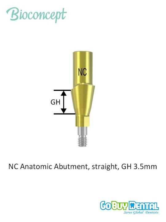 Bioconcept BC Bone Level Anatomic Abutment Compatible Straumann
