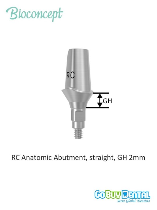 Bioconcept BC Bone Level Anatomic Abutment Compatible Straumann