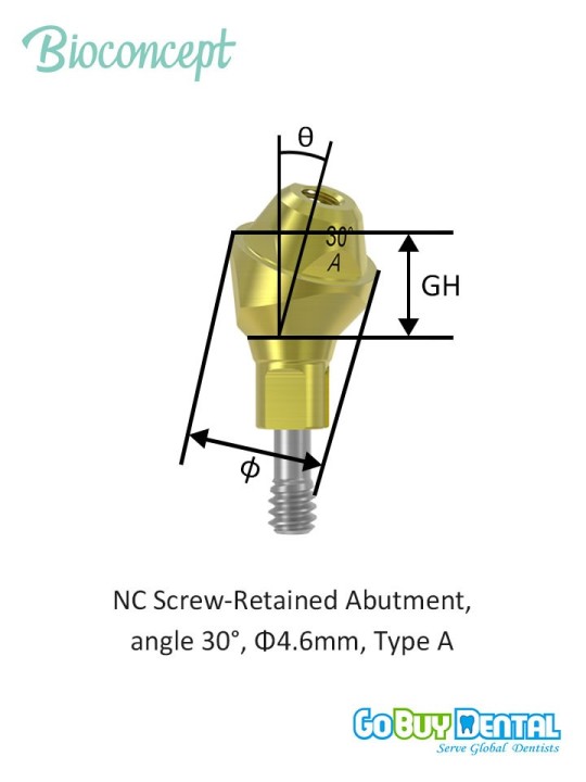 Bioconcept BC Bone Level Multi Abutment Compatible Straumann
