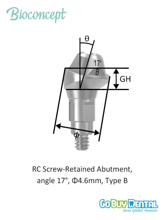 NC Healing Abutment., conical, Diameter 4.8, Height 2.0 