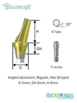 RC Healing abutment(bottle) D4.7mmH6mm