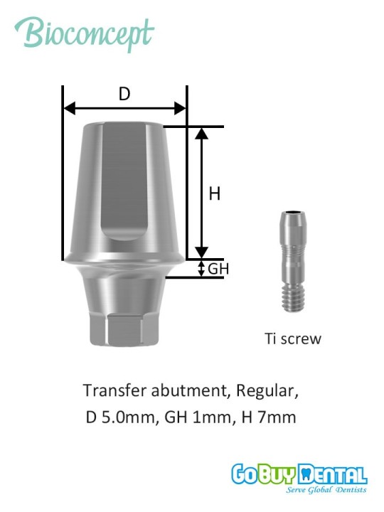 Bioconcept BV Transfer Abutment Compatible Osstem & Hiossen