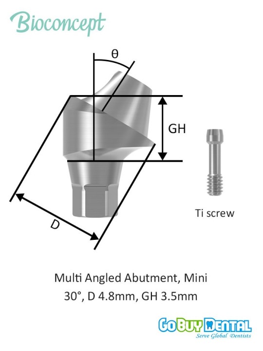 Bioconcept BV Multi Abutment Compatible Osstem & Hiossen