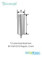 Bioconcept BV CAD/CAM Abutment Compatible Osstem&Hiossen
