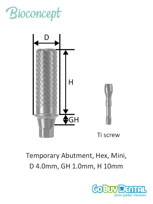 Bioconcept BV Temporary Abutment Compatible Osstem & Hiossen