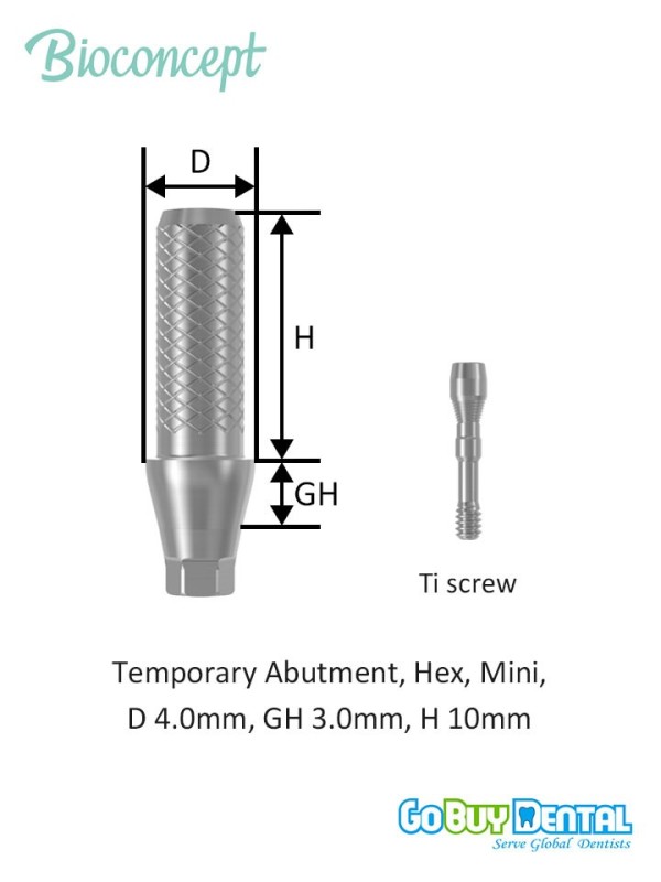 Bioconcept BV Temporary Abutment Compatible Osstem & Hiossen
