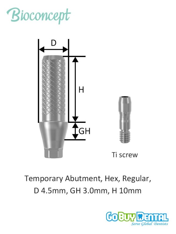 Bioconcept BV Temporary Abutment Compatible Osstem & Hiossen
