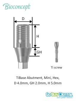 Burn-out WN Plastic Coping for Cementable Abutment,Bridge